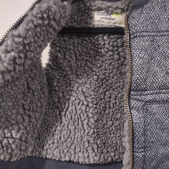 OshKosh 18M Blue Gray Sweater Vest - Picture 4 of 4